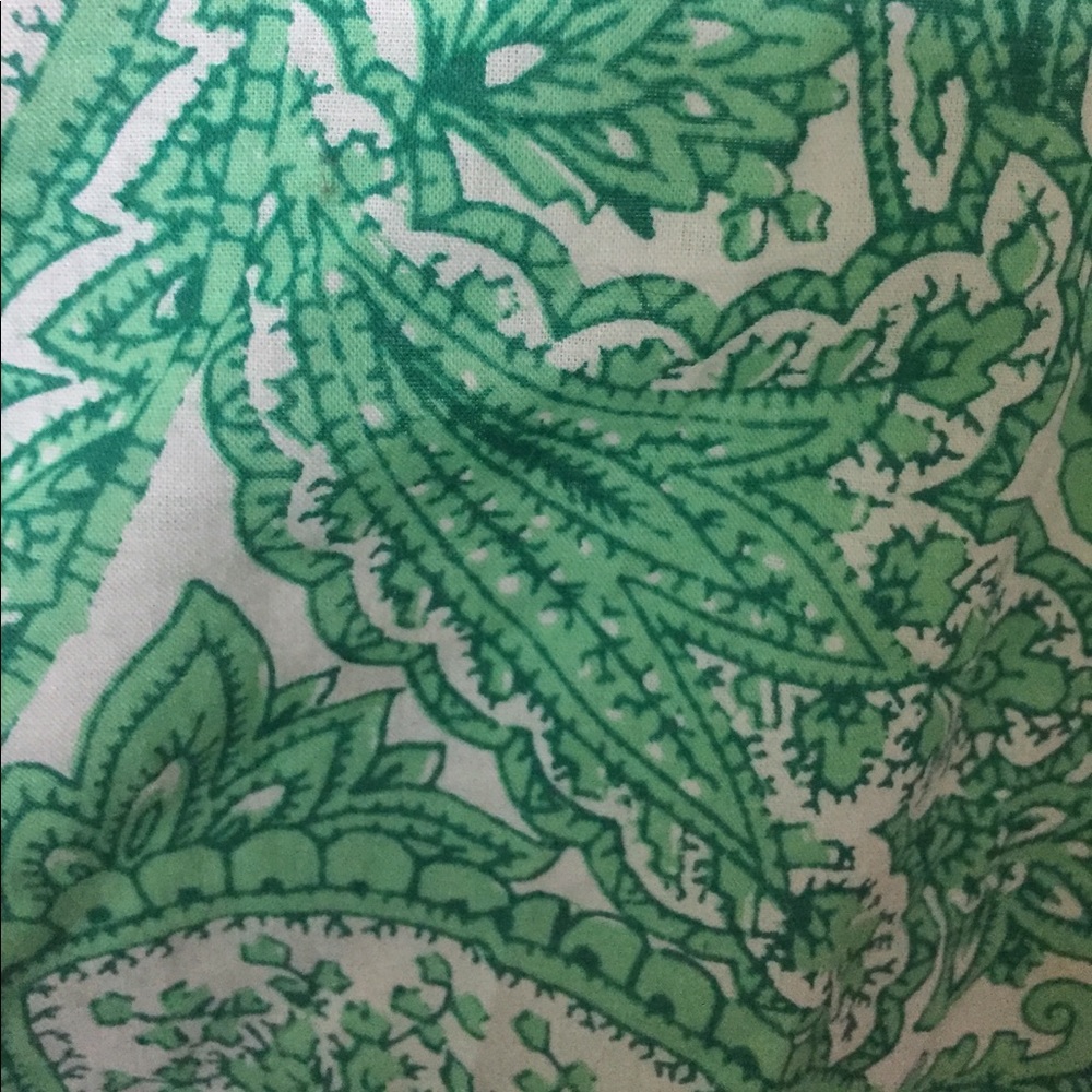green paisley button down - Picture 2 of 2